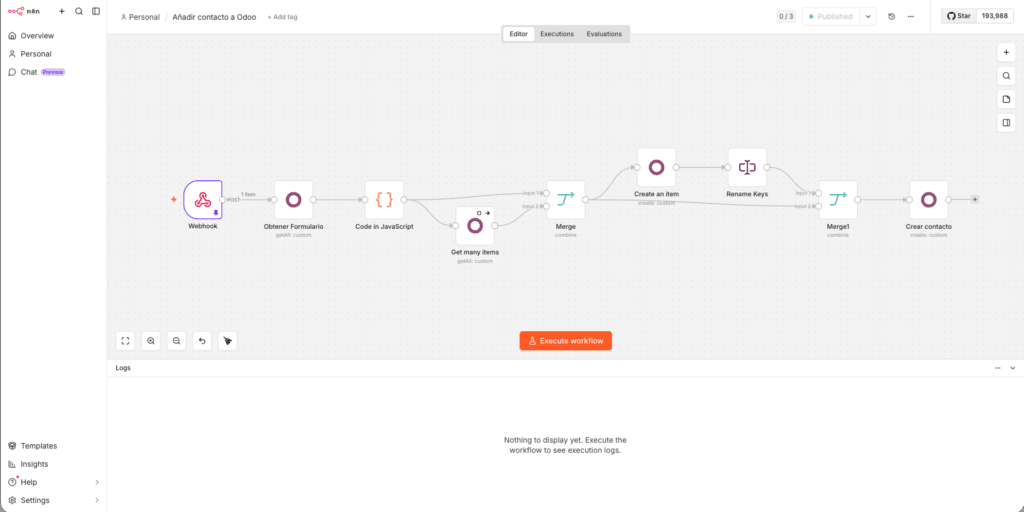 automatización odoo