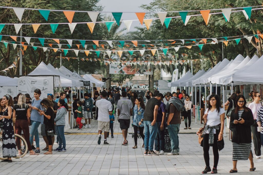 Activación de marca en un evento de calle
